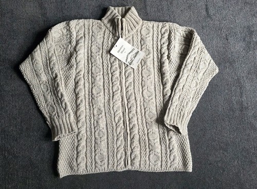 Genuine aran crafts full zip - crafts,