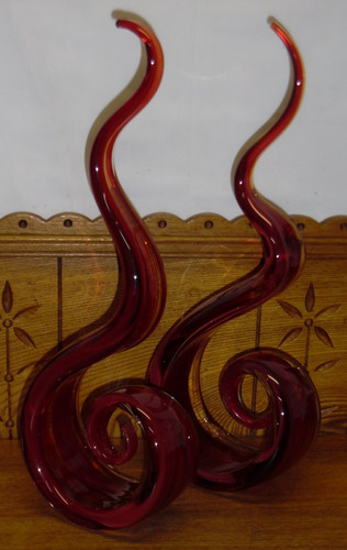 Pair contemporary red - pair,