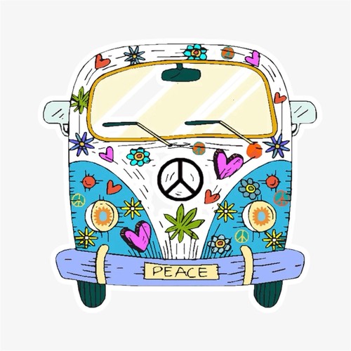 Retro bus van - retro,