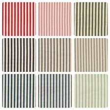 100% Cotton Canvas Ticking Stripes Fabric Craft Sewing - 8mm Stripe - 137cm Wide