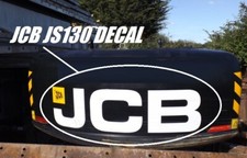 JCB JS130 JS131 JS145 Excavator Counterweight Decal