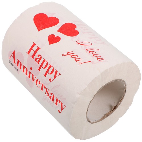 Toilet tissue valentine - toilet,