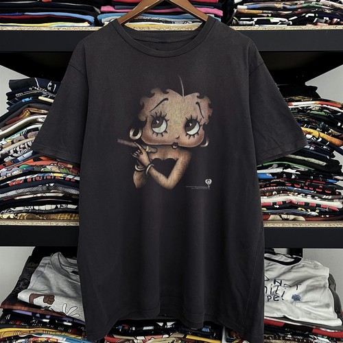 Betty boop washed shirt - boop,