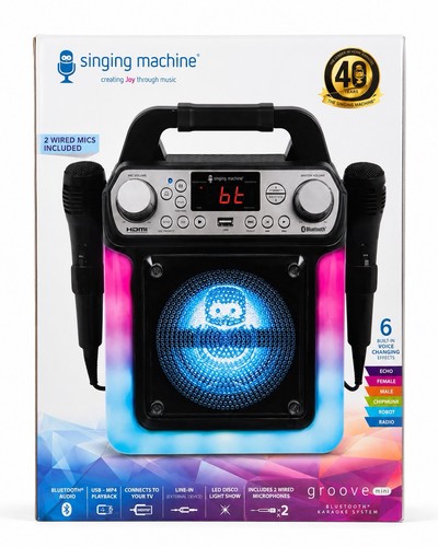Singing machine groove mini - singing,