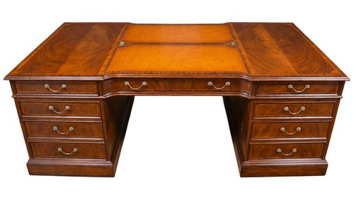 Executive desk walnut antique - desk,