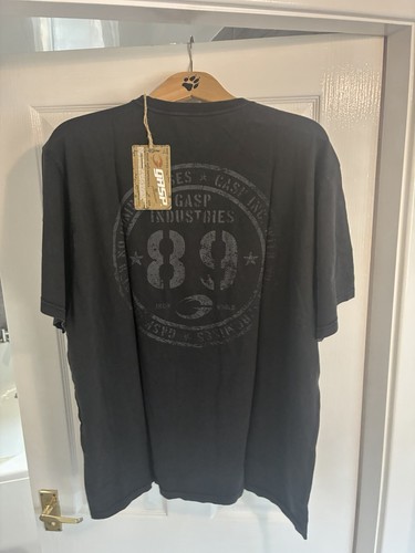 Gasp gym shirt - black, xl