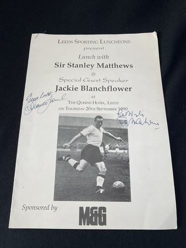 Sir stanley matthews jackie - sir,