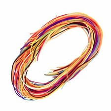 Coloured Scoubidou Play Strings Scubidu Scooby Knit Art Weave Scoobie 40 Pack