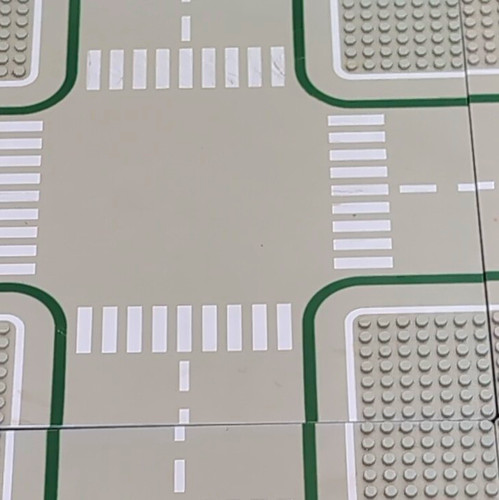 Lego road baseplate printed - baseplate,