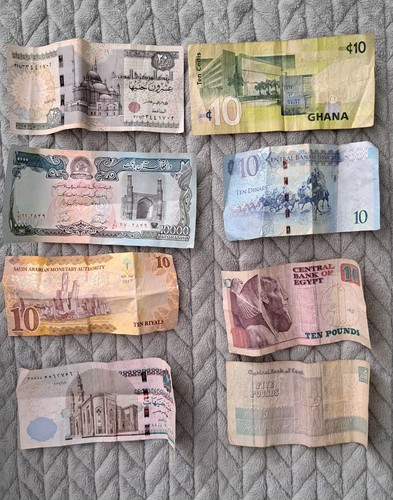 Old paper money foreign - old,