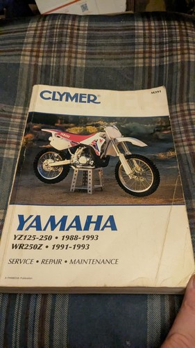 Clymer yamaha yz125 250 - clymer, yz125-250