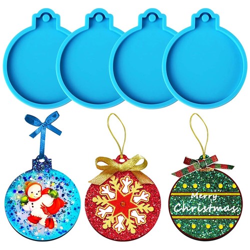 4pcs christmas bauble silicone - christmas,