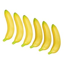 6 Pcs Artificial Fake Bananas
