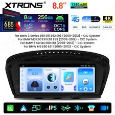 Qualcomm Android 14 Car GPS Stereo 8-Core 8+256GB For BMW 3/5er E90 E60 E61 CIC