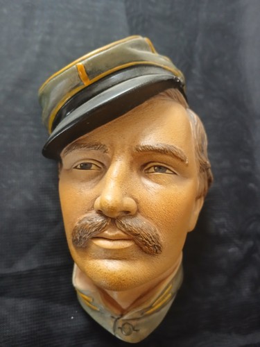 Vintage bosson chalkware head - vintage,