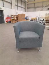 Tub chair with sea green