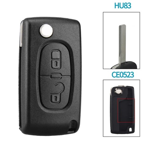 Button car key shell fob - button,