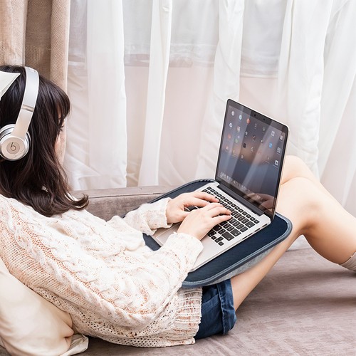 Portable laptop lap desk - desk, tray