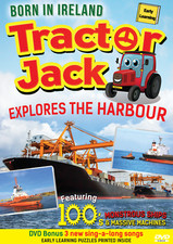 TRACTOR JACK Explores the Harbour KIDS DVD & songs - 100s of ships & machines !