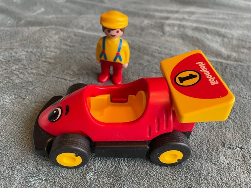 Playmobil red racing car - red,