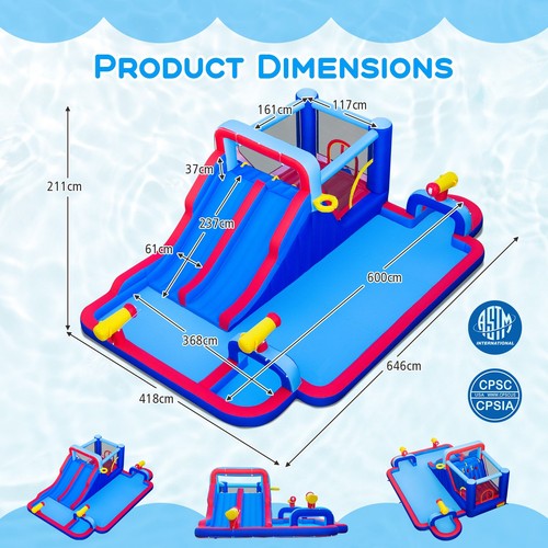 Inflatable water slide park - inflatable,