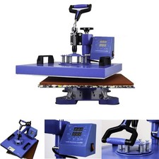 Swing Heat Press 38x38cm Professional Sublimation T-Shirt Transfer Print Machine