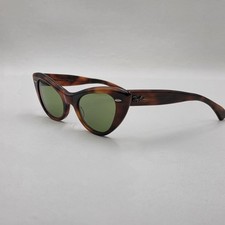 Rare Vintage Ray-Ban B&L W0961 CATS EYES Tortoise Shell Sunglasses