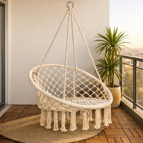 Sleep macrame hanging white - hanging,