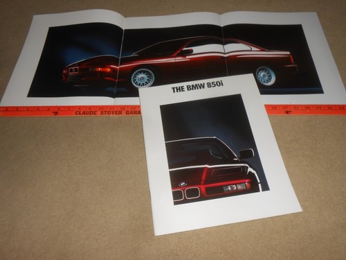 1990 bmw 850i brochure - bmw,