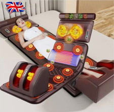 Comfier Massage Mat w/ Heat Pad Full Body Massage Bed+Foot massager 3D Vibration