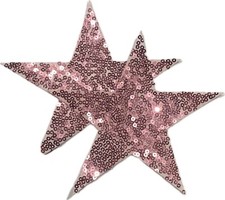 Sequin Star Elbow Patches