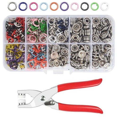 Snap button kit - 100, sets