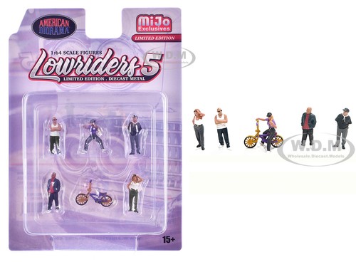 Lowriders 6 piece diecast - "lowriders,