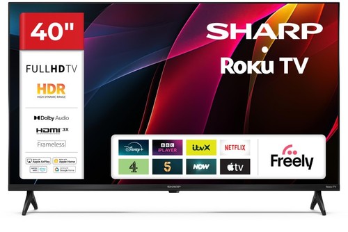 Sharp 40hd2025k roku full - roku, hd