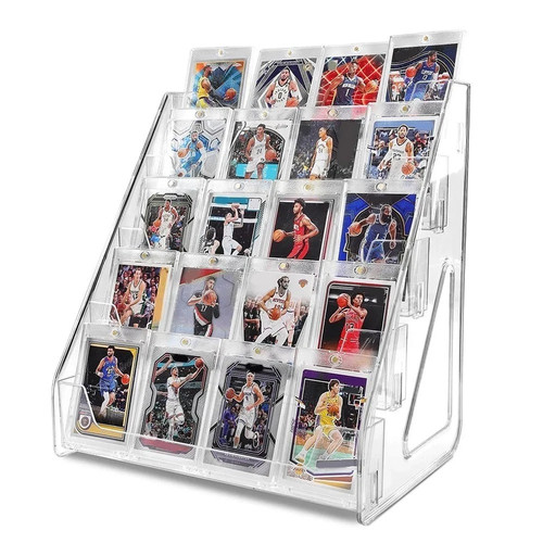 Trading card display stand - trading,