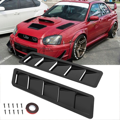 Car hood vent - 2x, scoop