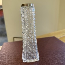 Antique Cut Glass Bud Vase