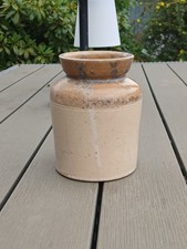 Old Stoneware Jar With Honey