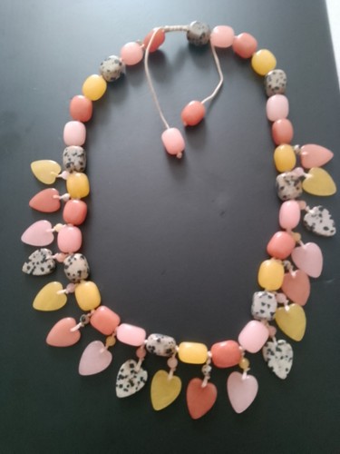 Lola rose necklace - lola, dalmatian