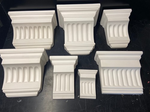 Fluted corbels various sizes - corbels,,