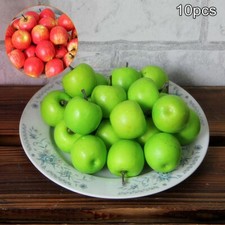 10x Plastic Lifelike Apples