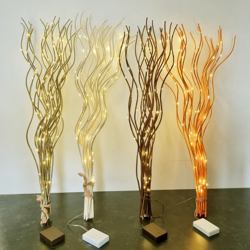Spiral willow twig lights - willow, 20