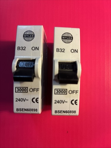 Wylex psb32 32a mcb - psb32-b, single