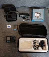 GoPro Hero 10 Black Digital Action Camera Bundle + Case + 128gb SD Card