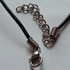  3MM BLACK REAL LEATHER