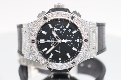 Hublot big bang steel pavé - hublot,