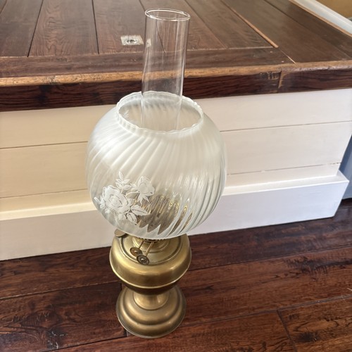 Vintage decorative brass oil - vintage,