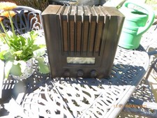 vintage valve radio working