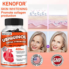 CoQ10 Ubiquinol 400mg High Absorption Natural Coenzyme Q10 Softgels Supplements