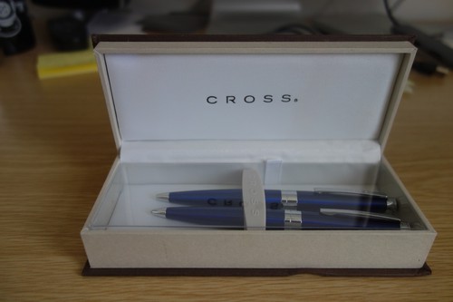 Cross blue pen - cross,